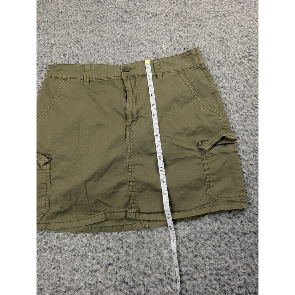 Social Standard by Sanctuary Skirt Women Small Green Army Hero Stretch Cargo - Picture 6 of 7